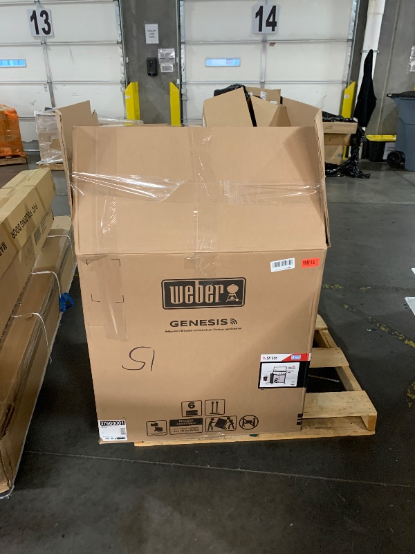 Photo 1 of *****************MISSING PARTS-FOR PARTS ONLY******************
Weber Genesis SX-335 Natural Gas Smart Grill, Stainless Steel