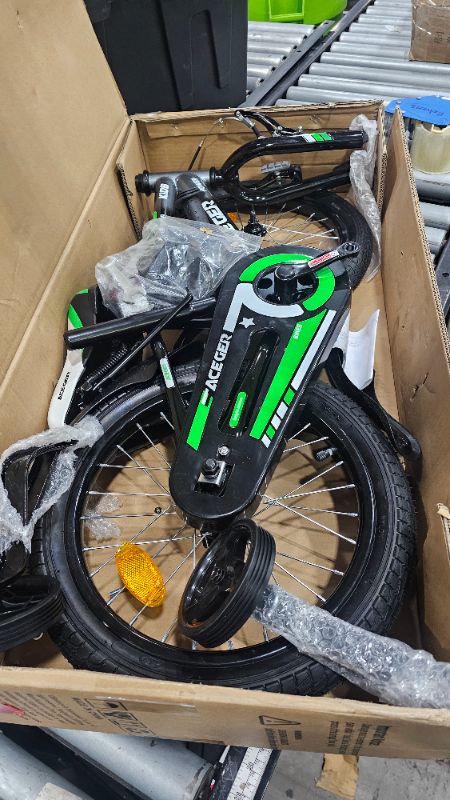 Photo 1 of ***PARTS ONLY***ACEGER Simon Kids Bike for Boys Girls Toddlers, Unisex for Aged 3-13 Years, 12 14 16 Inch Children Bicycle with Training Wheels, 20 Inch Bike with Kickstand
