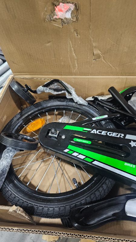 Photo 1 of ***PARTS ONLY***ACEGER Simon Kids Bike for Boys Girls Toddlers, Unisex for Aged 3-13 Years, 12 14 16 Inch Children Bicycle with Training Wheels, 20 Inch Bike with Kickstand