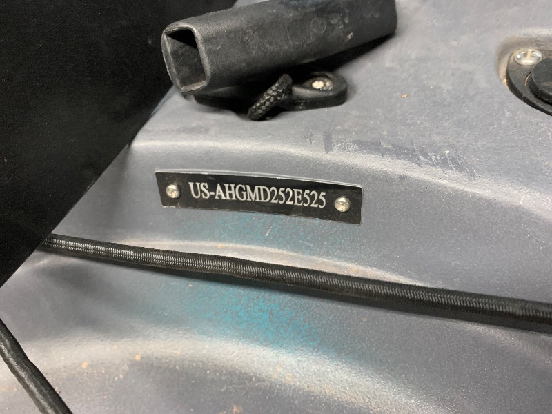 Photo 1 of *****DIRTY******Reel Yaks Raptor Modular Fishing Kayak - 9.5ft Lightweight Fin Drive, Sit On Top Kayak for Adults & Youth - Stable & Portable, Ideal Space-Saving Design for Travel - 380lbs Capacity - Cyan Gray