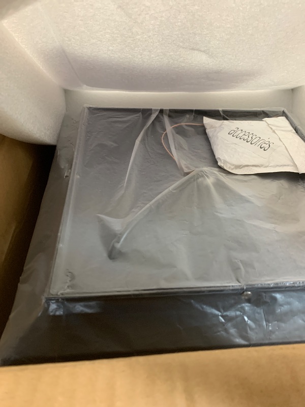 Photo 1 of (UNTESTED) SLAWA Outdoor Post Cap Lights - Modern Square Fence Pillar Lamps with Stainless Steel Housing - Waterproof Lawn Column Cap Lamp for Courtyard and Deck