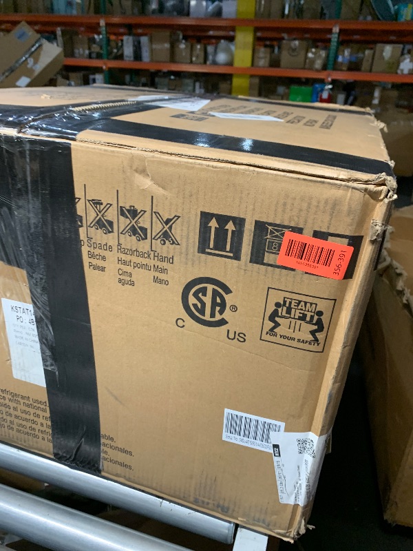 Photo 1 of ***(PARTS ONLY/ MAJOR DAMAGE/ NON FUNCTIONAL)***
Keystone 14,000 BTU Wall Mounted Air Conditioner with Supplemental Heat and Dehumidifier Function, 230V, Wall AC for Living Room and Large Rooms up to 700 Sq.Ft., Quiet, High Efficiency AC with Remote