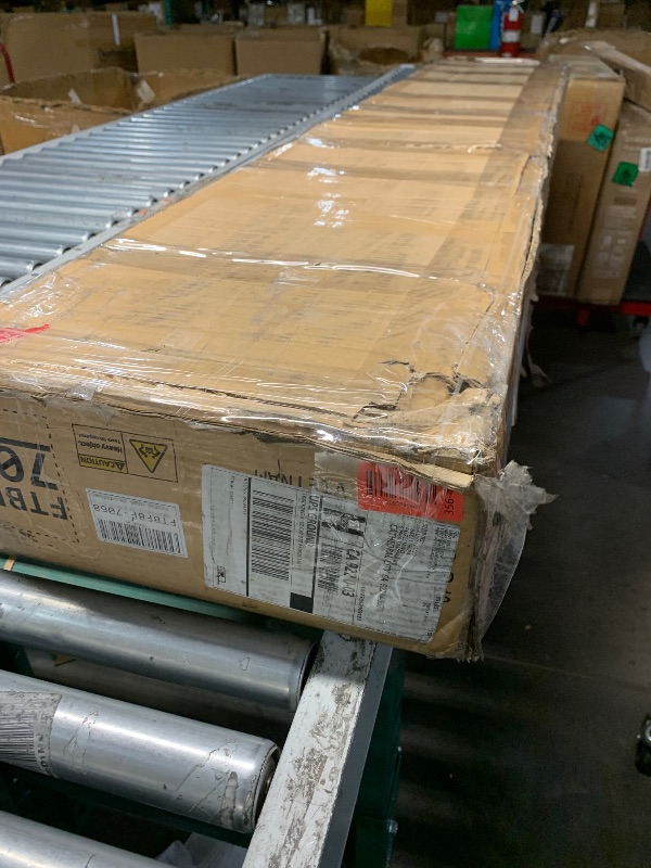 Photo 1 of *****STOCK PHOTO REFERENCE ONLY**MISSING BOX 1/2*** Merax King Size Boucle Fabric Upholstered Platform Bed with Two Removable Pillow Headboard, Wood Bed Frame with Solid Round Legs for Kids Teens Adults, White