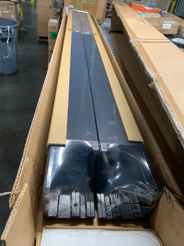 Photo 1 of *****STOCK PHOTO REFERENCE ONLY****** BOX 1/5 INCLUDED****MISSING BOX 2,3,4,5*******Wowace 6ft (H/72in) Heavy Duty Fence Post - Serial Post for Outdoor Patio, Backyard and Garden Privacy Fence (1pack-Matte Black)