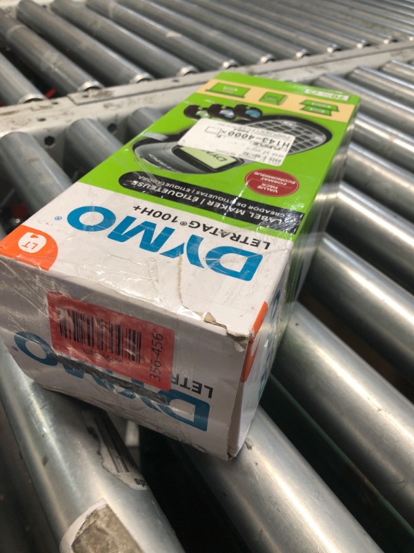 Photo 1 of (used item)(damage) DYMO Label Maker Machine with Tape - 100H LetraTag Handheld, Comes with 3 LT label tapes. Great for Home & Office Organization
