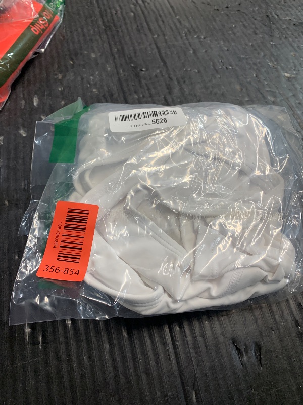 Photo 1 of (large) (bagged) (used/fair) Women’s Longline Sports Bra Wirefree Padded Medium Support Yoga Bras Gym Running Workout Tank Tops (White, Large)