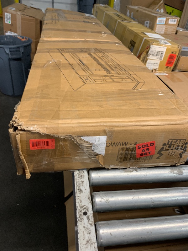 Photo 1 of *****STOCK PHOTO REFERENCE ONLY|*****BREEZEHEAT 65" 3-Sided Electric Fireplace TV Stand for TVs up to 75", Glass Fireplace Entertainment Center with 30" LED Fireplace, Media Console w/Storage Cabinet & Glass Doors (Black)