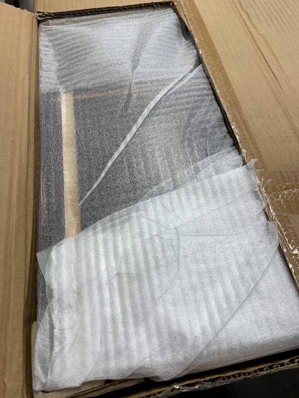 Photo 1 of (PARTIAL SET) Furnulem Night Stand, Bedside Nightstand with 4-Tier Shelves and 3 Fabric Drawers, LED Bed Side Tables with Charging Station, Tall Bedside Table for Bedroom, Hallway, Office,White