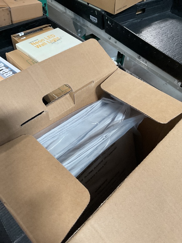 Photo 1 of (used)(no comforter) Monbix King Size Comforter Set - 7 Pieces Bed in a Bag King, Snow White Bedding Sets