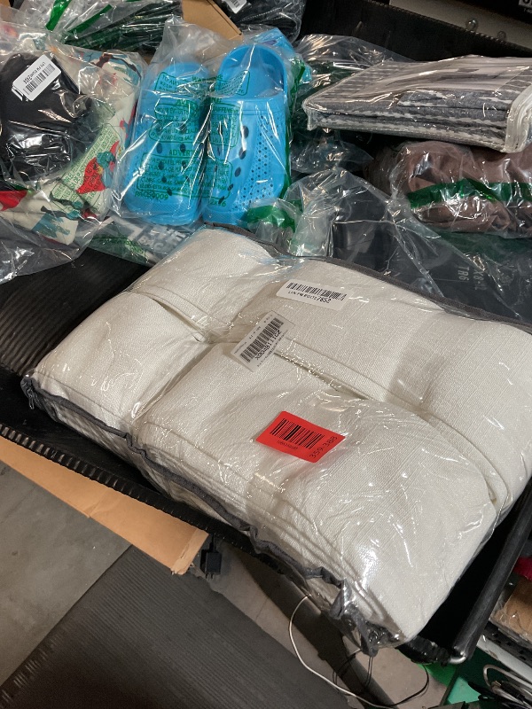 Photo 1 of (USED/FAIR) Beige White Linen Curtains 108 Inches Long 2 Panels Set for Living Room Neutral Boho Thick Linen Textured Pinch Pleated Memory Shape Light Filtering Ceiling Semi Sheer Window Curtain Hook Rings Ivory