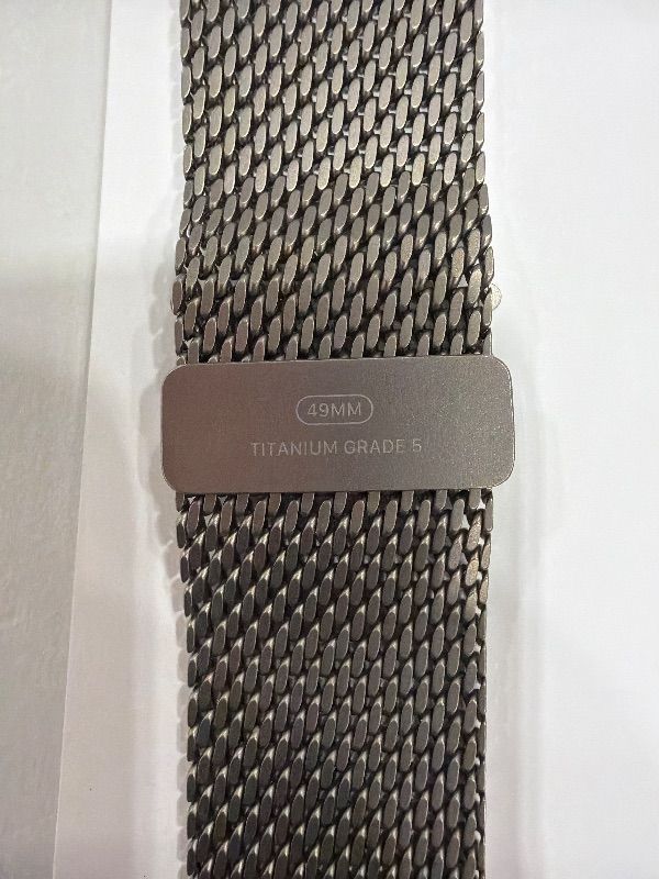 Photo 1 of (SMALL) (USED/FAIR) Apple Watch Band - Milanese Loop (130-166mm Wrist)  Natural 