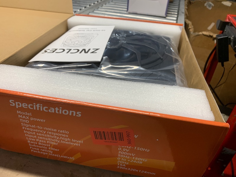 Photo 1 of ***FACTORY SEALED***2025 Upgraded 10"1200W Slim Under Seat Powered Car Subwoofer, Car/Truck Sub Built in Amplifier for outstanding Heat Dissipation, Powerful bass and Blue LED Ambient Light enjoy Audio Experience