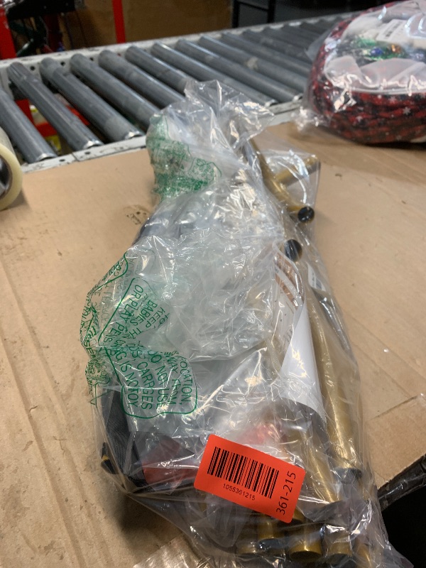 Photo 1 of *************Missing hardware**************
WellSign 6.6FT Balloon Arch Stand Kit, Metal Round Backdrop Stand for Parties, Gold Circle Wedding Arches Frame with Base for Ceremony Birthday Party Baby Shower Gender Reveal Decoration