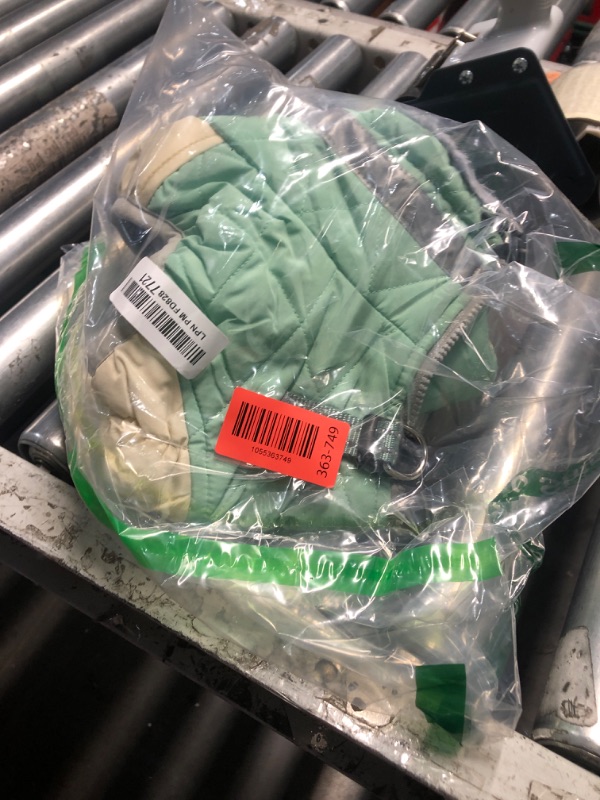 Photo 1 of (medium dogs10 months )  Dog Coat for Medium Dogs,Waterproof Dog Winter Jacket with Harness Built in Puppy Cold Weather Coats Reflective Pet Vest with Zipper Warm Fleece Dogs Snowsuit Windproof Mint Green M
