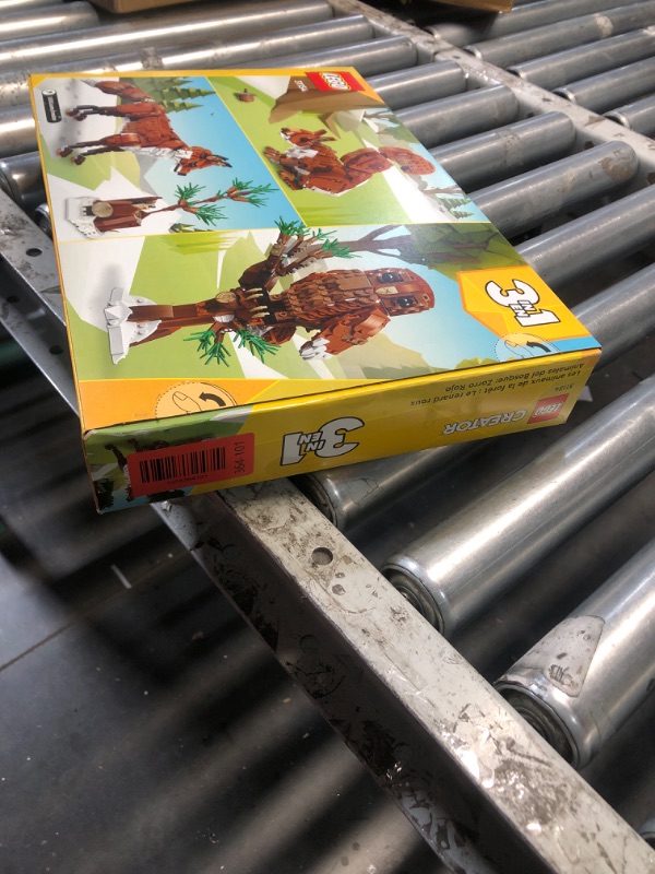 Photo 1 of ***FACTORY SEALED*** LEGO Creator 3 in 1 Forest Animals Red Fox Toys - Building Toys for Kids, Boys & Girls, Ages 9+ - W/ 3 Building Options into Fox, Owl, or Squirrel - Gift for Birthdays - 31154