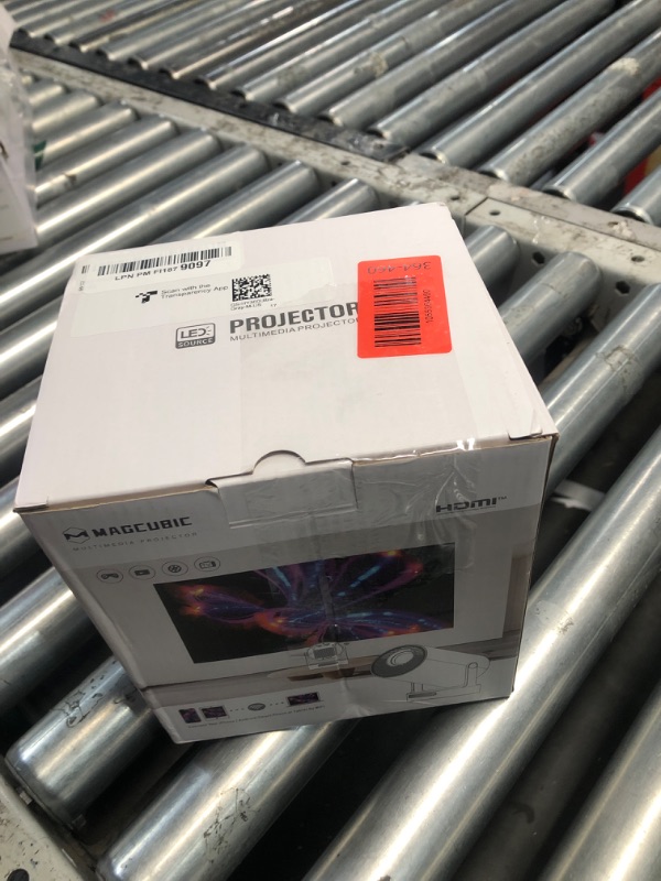 Photo 1 of ?Electric Focus?Magcubic Mini Projector 4K Support, Smart Projector with WiFi 6 and Bluetooth 5.4, 5W Soundbase Speaker, 180° Rotation, Portable Proyector for Home Theater