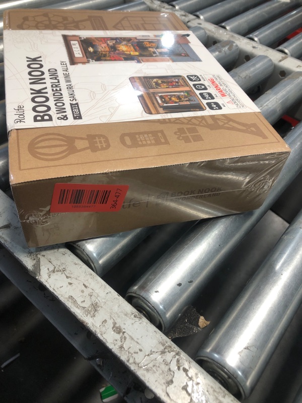 Photo 1 of ***FACTORY SEALED*** Rolife Book Nook Kit Sakura Wine Alley, 3D Wooden Puzzle Booknook for Bookshelf Decor, Japanese-Inspired Sakura Theme Creative DIY Miniature Dollhouse Kit, Crafts Gifts for Adults, Teens & Book Lovers