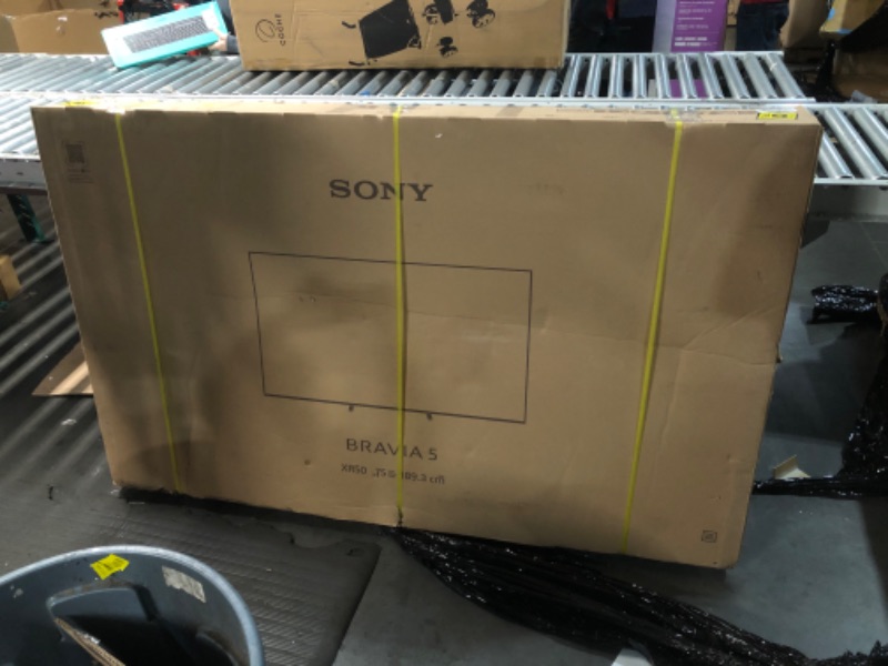 Photo 1 of (TRUCK OR TRAILER PICKUP ONLY)
Sony BRAVIA 5 75 Inch TV, Mini LED, 4K Smart Google TV, XR Processor with AI Technology,120hz Television with Dolby Vision/Atmos, Exclusive Features for PlayStation®5, K-75XR50, 2025 Model