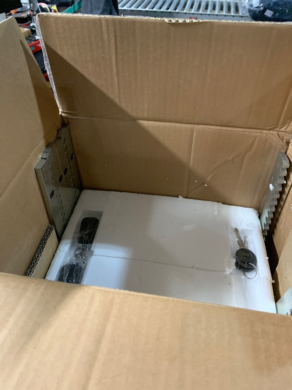 Photo 1 of ***(MISSING PARTS)***Blütezeit 1800lb Automatic Sliding Gate Opener, 370W Rack Drive Motor with 2 Remote Controls & IR Sensor, 1/2HP Electric Rolling Driveway Slide Gate Motor, Complete Hardware Kit for Gates up to 40ft