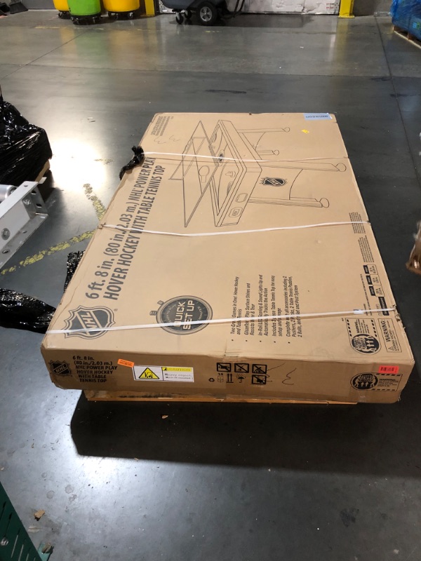 View 2 of ***FACTORY SEALED TRUCK/TRAILER PICKUP ONLY***  Hockey + TT Table White