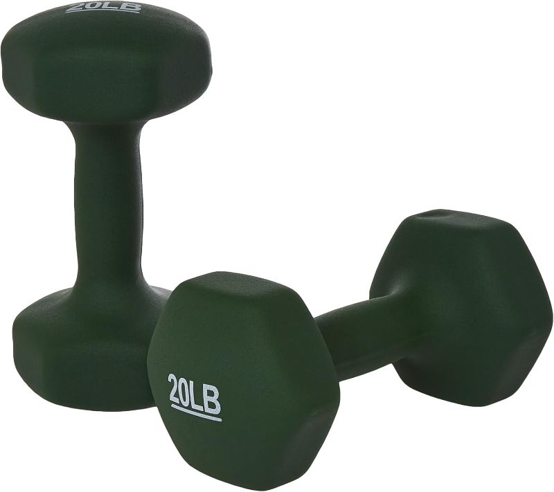 Photo 1 of ***PARTIAL SET (1/2) - PRICE ADJUSTED*** Amazon Basics Neoprene Dumbbell Hand Weights for Exercise and Muscle Toning