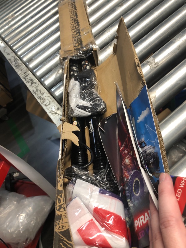 Photo 1 of Nilight 2PCS 6FT Spiral RGB Led Whip Light with Spring Base Chasing Light RF Remote Control Lighted Antenna Whips for Can-Am ATV UTV RZR Polaris Dune Buggy Offroad Truck, 2 Years Warranty