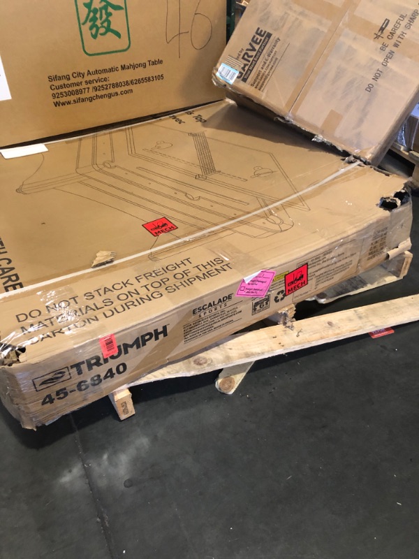 Photo 1 of ***DAMAGED - SEE NOTES/PICTURES***TRUCK/TRAILER PICKUP ONLY*** bTriumph Phoenix Billiard Table with Conversion Top