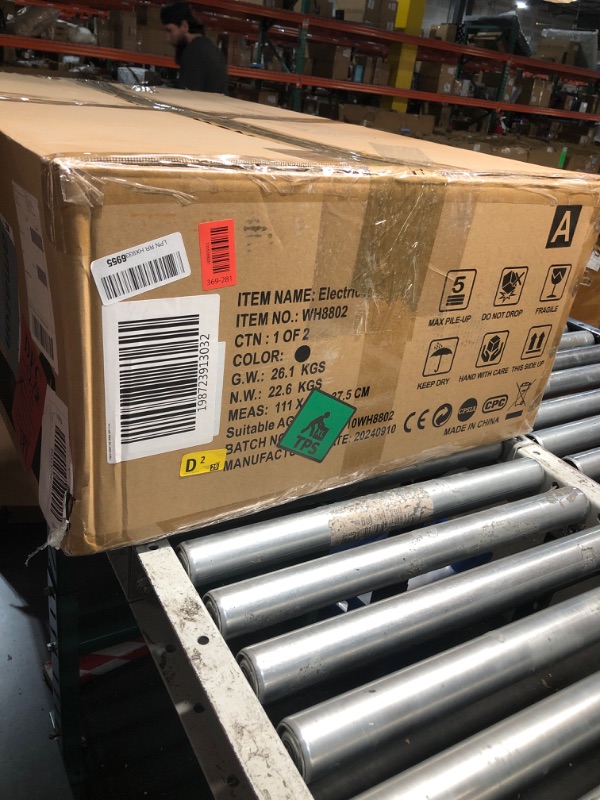 Photo 1 of **MISSING TIRES**ipicute 24V 2 Seater Kids Ride On Car, 4 Wheeler Truck Ride On Toys for Big Kids with 5.5MPH Max Speed, Remote Control, Accelerator Pedal, Treaded Tires, Steering Wheel, Music and Story, Black-