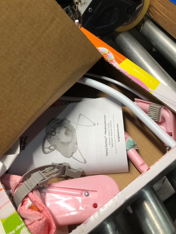 Photo 1 of ***PARTIAL SET - PRICE ADJUSTED***
Bright Starts Baby Bouncer Soothing Vibrations Infant Seat - Removable -Toy Bar, Nonslip Feet, 0-6 Months Up to 20 lbs (Fancy Fantasy, Pink Unicorn)