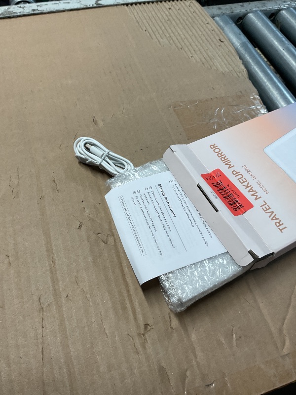 Photo 1 of FUNTOUCH Rechargeable Travel Makeup Mirror with 72 Led Lights, Portable Lighted Beauty Mirror, 3 Color Lighting, Dimmable Touch Screen, Tabletop LED Folding Cosmetic Vanity Mirror