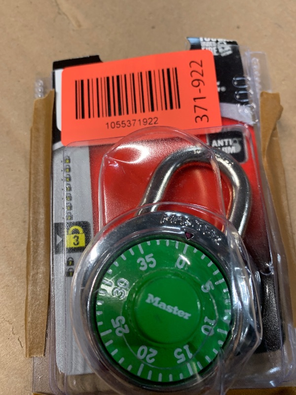 Photo 1 of  Master Lock Colored Dial Combination Padlocks
