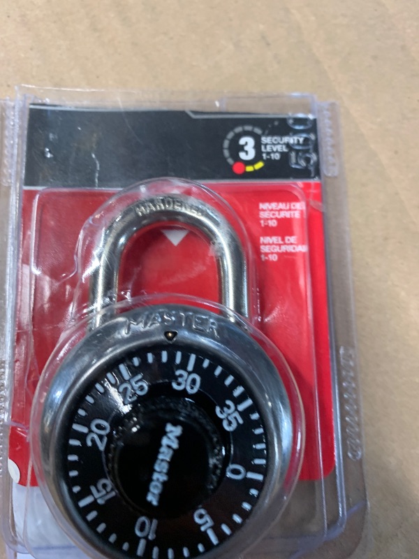 Photo 1 of  Master Lock Colored Dial Combination Padlocks
