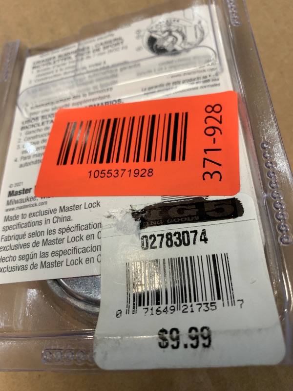 Photo 1 of  Master Lock Colored Dial Combination Padlocks