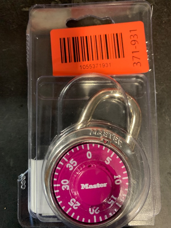 Photo 1 of  Master Lock Colored Dial Combination Padlocks
