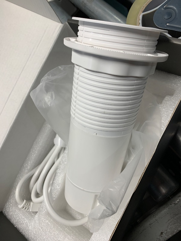 Photo 1 of **UNABLE TO POP UP, STUCK** ANNQUAN 3.15" Pop Up Countertop Outlet with 15W Wireless Charger,Max 20W Power Delivery,800J Surge Protection,Pop Up Electrical Outlet with 4 Outlets 4 USB Ports for Home Office(ETL Listed)