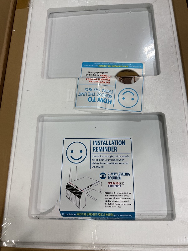 Photo 1 of ***HAS DAMAGES***  Antarctic Star U-Shaped Window Air Conditioner, 12000BTU Quiet Air Conditioner Window Unit, Cools up to 550 Sq. Ft, Saddle Window AC Units with Full Window View, Energy Saving, 6 Modes, CEER 10.5