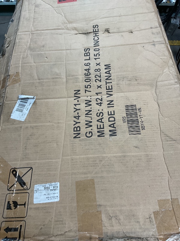 Photo 1 of ** PARTS ONLY ** 4 Piece Patio Furniture Set Small Outdoor Wicker Rattan Front Porch Bistro Set Cushioned Patio Chairs Conversation Set