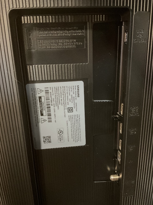 Photo 1 of **SCREEN NON-FUNCTIONAL (DAMAGED) / MISSING REEMOTE** Samsung 65-Inch Class QLED Q7F Series Samsung Vision AI Smart TV (2025 Model, 65Q7F) Quantum HDR, Object Tracking Sound Lite, Q4 AI Gen1 Processor, 4K upscaling, Gaming Hub, Alexa Built-in