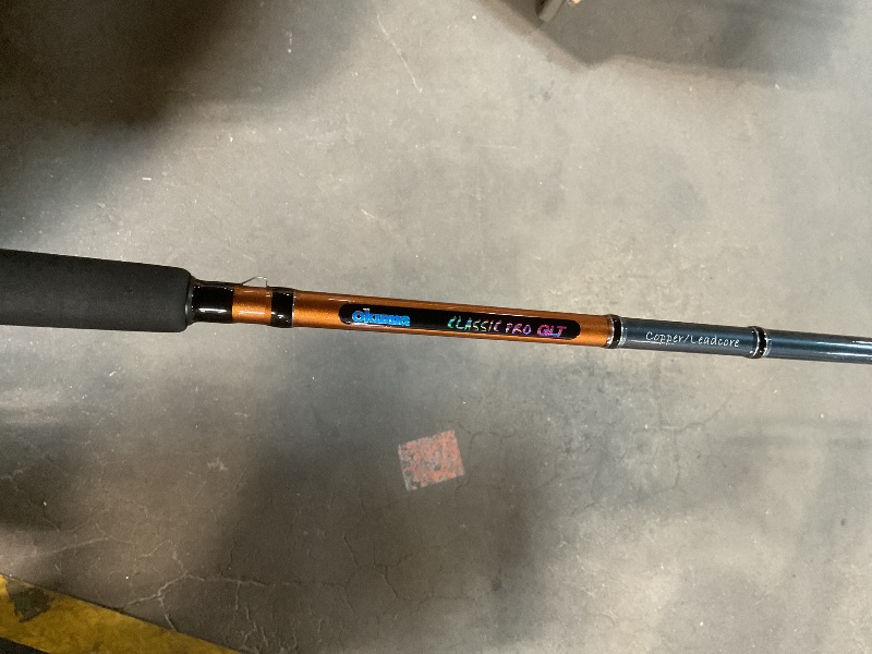 Photo 1 of ****MINOR DAMAGE**** Classic Pro GLT Copper/Lead core Trolling Rod (12- 27 Lbs), Black