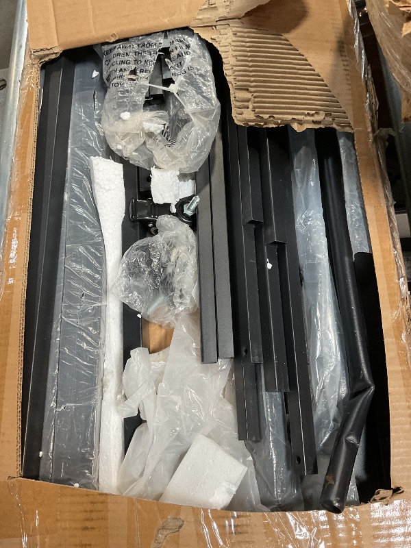 Photo 1 of ***PARTS ONLY - DAMAGE***YITAHOME Daybed with Trundle, Adjustable Height Twin Daybed with Pull Out Trundle, Sofa Bed Couch with Steel Slat Support for Living Room and Guest Room, Black