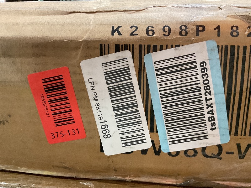 Photo 1 of ****INCOMPLETE SET****DNYN Queen Size Murphy Bed with Storage Drawer & USB Ports for Bedroom,Modern Wooden Wall Bedframe w/Cabinet Design,Space Saving & No Box Spring Needed, White