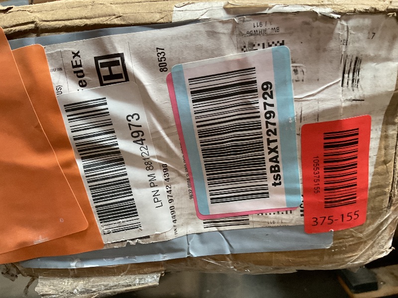 Photo 1 of **PARTIAL SET/BOX 1 OF 4** Verano Garden 8x6 FT Outdoor Storage Shed, Galvanized Steel Metal Garden Shed, Double Door W/Lock, Outdoor Storage Tool House for Backyard, Patio, Lawn