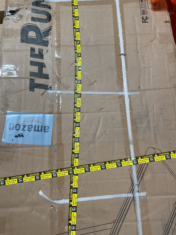 Photo 1 of **DAMAGED ASSEMBLY HARDWARE SCREWS** THERUN Walking Pad Treadmill, 3.0 HP Under Desk Treadmill, 2 in 1 Portable Treadmill for Home, Walking Pad with Handle Bar, 18" Widened Running Belt, 350 lbs Treadmills with App Connection, Remote