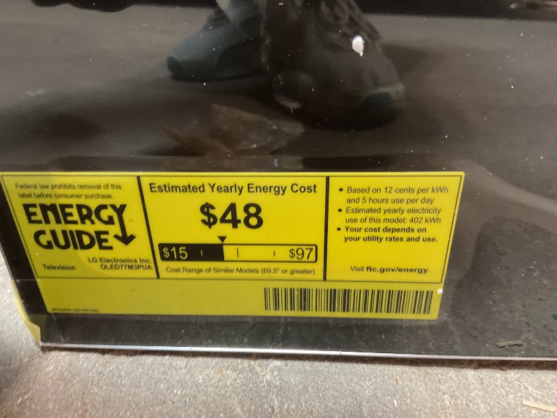 Photo 1 of ****MISSING PARTS AND DAMAGED PARTS ONLY ****LG 77-Inch Class OLED evo M3 Series, 4K Processor, Smart Flat Screen TV, with Wireless 4K Connectivity, Alexa Built-in (OLED77M3PUA, 2023 Model)