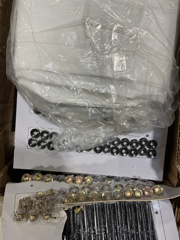 Photo 1 of ****PARTIAL SET***VEVOR Heavy Duty Metal Carport, 13' x 26' Outdoor Carport with Galvanized Steel Frame & Roof, Car Tent Garage Shade with Removable Sidewalls, Multi-Use Car Shelter for Pickup, Boat, Car & Tractors