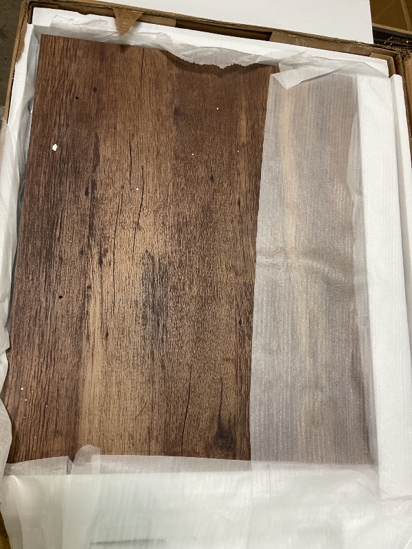 Photo 1 of ****PARTIAL SET****Sauder Palladia Executive Desk, 29.5"D x 65.1"W x 29.61"H, Vintage Oak finish