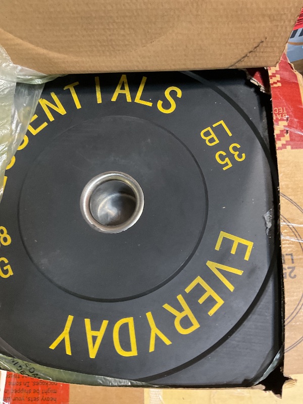 Photo 1 of 2-Inch Olympic Bumper Plates, 2X 35LB Weight Plates, Perfect for Weightlifting and Strength Training, Multiple Weights Available
