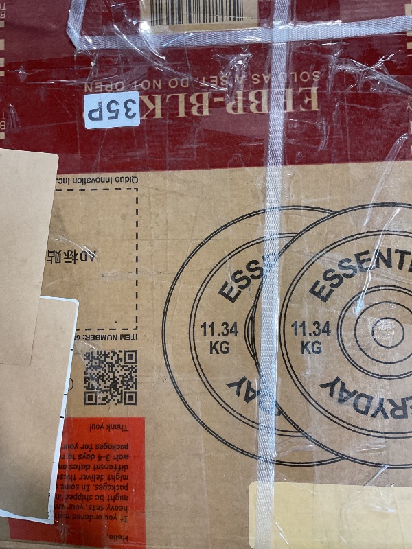 Photo 1 of 2-Inch Olympic Bumper Plates, 2X 35LB Weight Plates, Perfect for Weightlifting and Strength Training, Multiple Weights Available