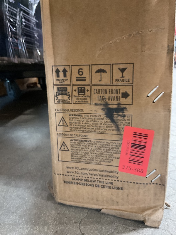 Photo 1 of ****DAMAGED BROKEN TELEVISION PARTS ONLY**** TCL 65-Inch Class QM6K Series QD-Mini LED 4K UHD Google Smart TV Best Value Mini-LED TV - QLED, 144hz, 288hz Gaming Rate, High Contrast Screen, Onkyo Audio, Dolby Atmos (65QM6K, 2025 Model)