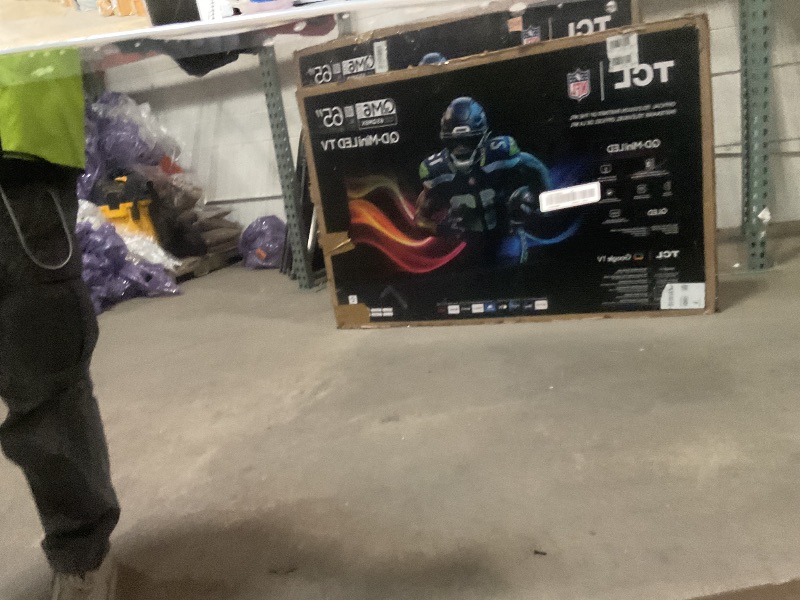Photo 1 of ****DAMAGED BROKEN TELEVISION PARTS ONLY**** TCL 65-Inch Class QM6K Series QD-Mini LED 4K UHD Google Smart TV Best Value Mini-LED TV - QLED, 144hz, 288hz Gaming Rate, High Contrast Screen, Onkyo Audio, Dolby Atmos (65QM6K, 2025 Model)